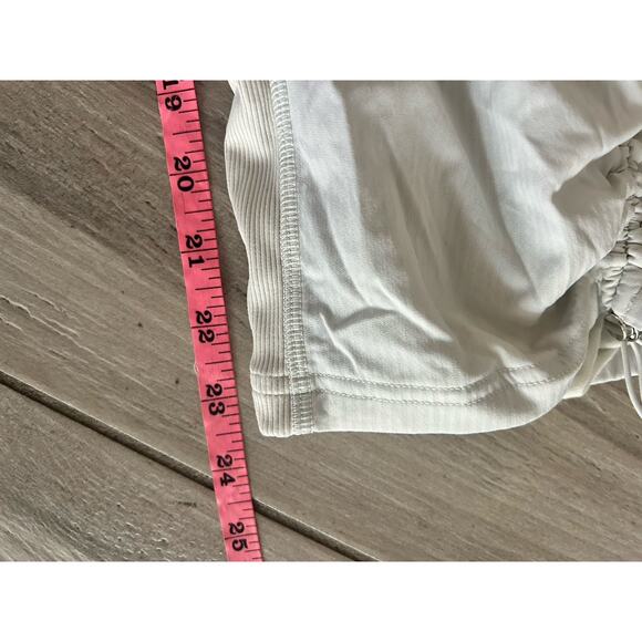 LULULEMON Dance Pant Studio Mid Rise Lined Crop Size 6 25" W6CLWS Beige Tan - Picture 6 of 7